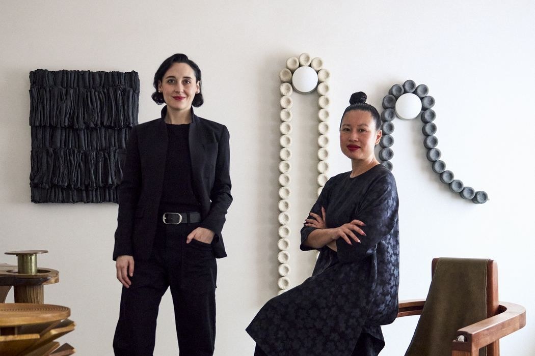Lin Tyrpien and Jenny Nguyen at OUTSIDE/IN